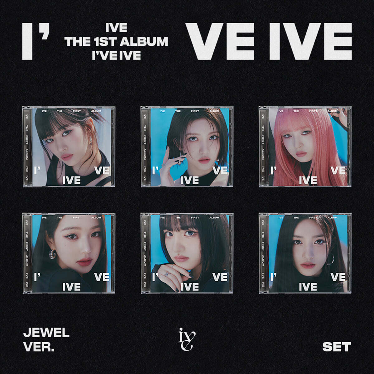 IVE (아이브) 1집 - I've IVE [Jewel Ver.] [버전 6종 중 1종 랜덤 발송]