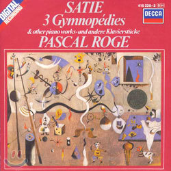 Satie : 3 Gymnopedies &amp; Other Piano Works : Pascal Roge