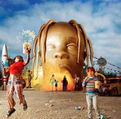 Travis Scott - Astroworld Æ®·¡ºñ½º ½ºÄà Á¤±Ô 3Áý