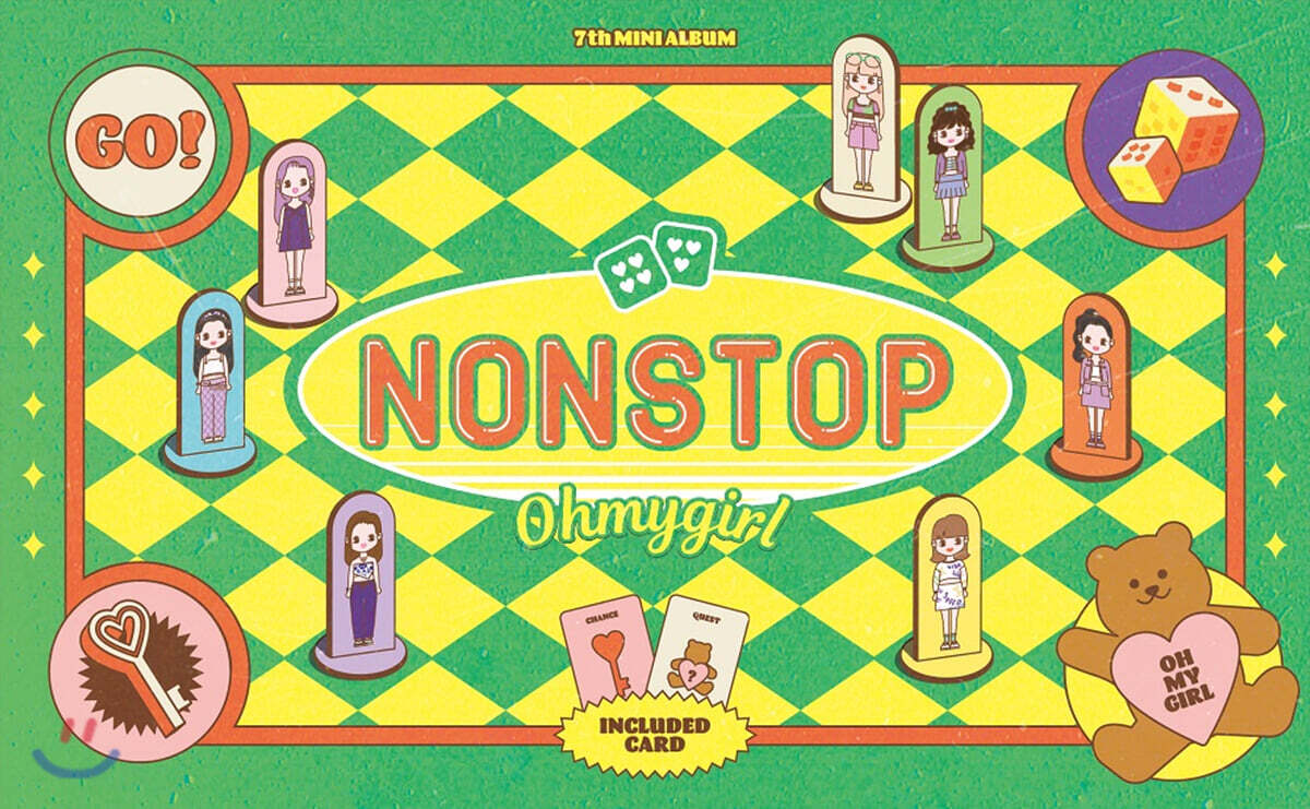 오마이걸 (Oh My Girl) - 미니앨범 7집 : NONSTOP [Chance / Quest ver. 중 랜덤 1종 발송]