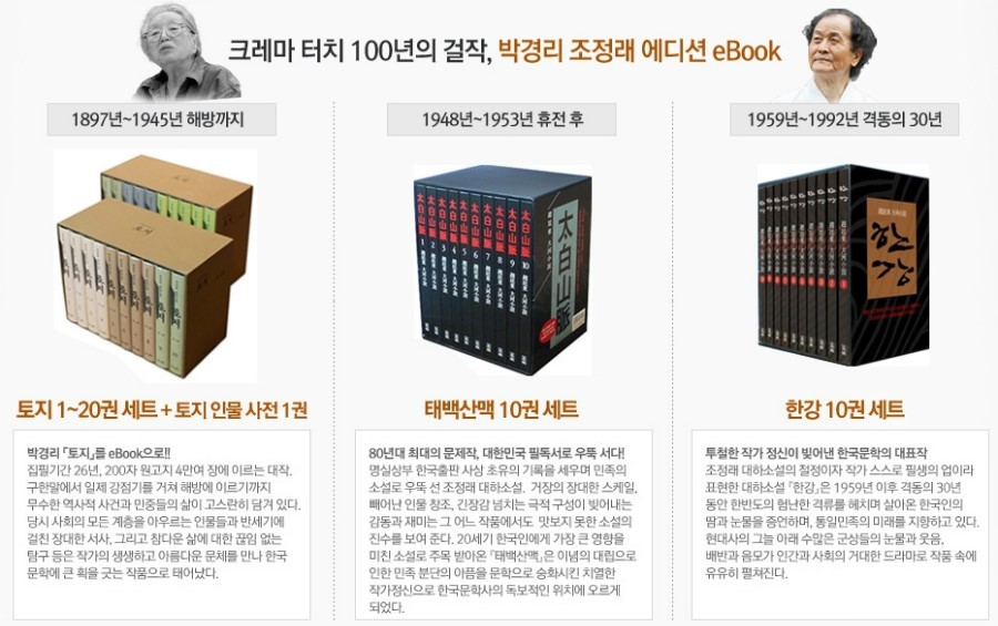 토지 01권 : 박경리 대하 소설 eBook 리뷰 : 100년의 걸작이 어떤 감동