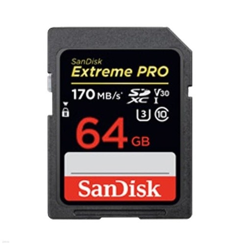 샌디스크  Extreme Pro SDXC 64GB 초고속전송 하...