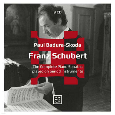 Paul Badura-Skoda 슈베르트: 피아노 소나타 전집 [포르테피아노 연주] (Schubert: Complete Piano Sonatas) 