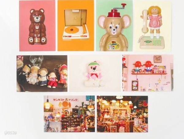 [수바코] 매일 귀여움 엽서 9종 미니 포스터 카드 인테리어 사진 엽서 방 꾸미기 소품 벽 장식