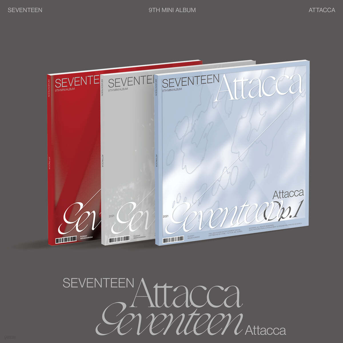 세븐틴 (Seventeen) - 미니앨범 9집 : Attacca [Op.1/Op.2/Op.3 ver. 중 랜덤발송]
