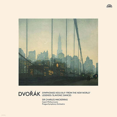 Charles Mackerras 드보르작: 교향곡 8번, 9번 '신세계로부터' - 찰스 매커라스 (Dvorak: Symphony Op.95 B.178 'From the New World') [3LP] 