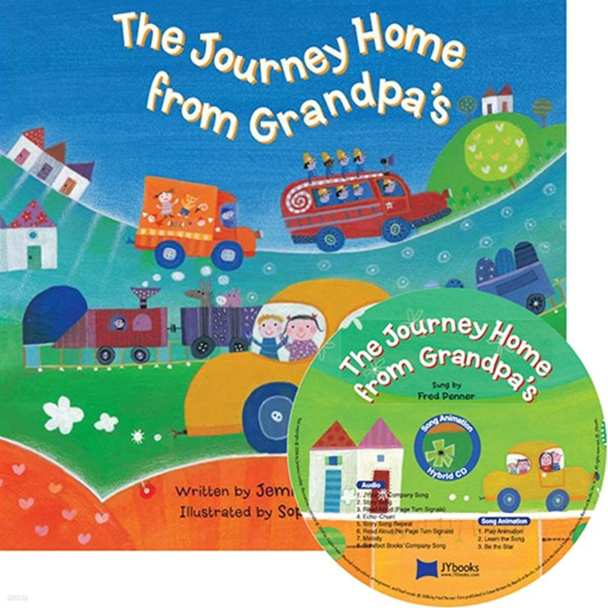 [노부영] 송 애니메이션 세이펜 The Journey Home from Grandpa&#39;s (원서+CD)