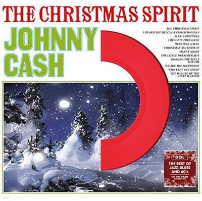 Johnny Cash (쟈니 캐시) - The Christmas Spirit [레드 컬러 LP] 
