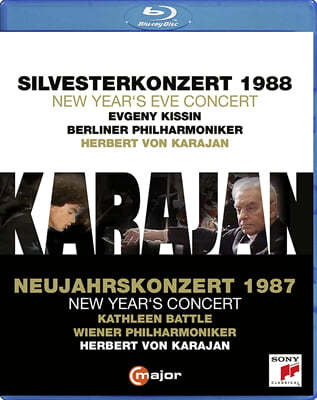Herbert von Karajan 1988년 베를린 필 제야음악회 / 1987년 빈 필 신년음악회 실황 (Silvesterkonzert Berlin 1988 / New Year's Eve Concert Wien 1987) 