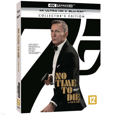 007 노 타임 투 다이: 콜렉터스 에디션 (3Disc, 4K UHD+BD+BD 보너스 디스크 스틸북 한정수량) : 블루레이 
