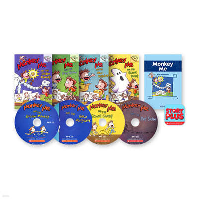 Monkey Me #1~4 (With CD & Storyplus)+Wordbook Set