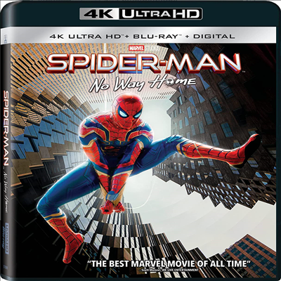 Spider-Man: No Way Home (스파이더맨: 노 웨이 홈) (4K Ultra HD+Blu-ray)(한국어 자막 지원)