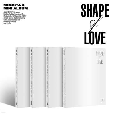 몬스타엑스 (MONSTA X) - 미니앨범 11집 : SHAPE of LOVE [SET]