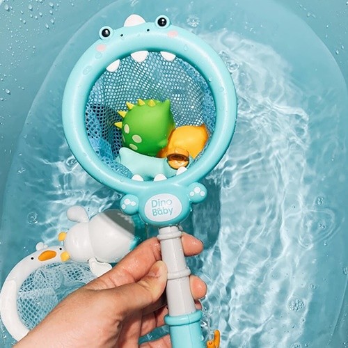 키저스 키롱이 공룡 낚시뜰채 아기 유아 목욕놀이 물놀이 장난감