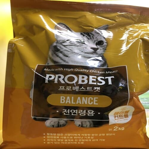 프로베스트 캣 밸런스 고양이 반려묘 사료 2kg