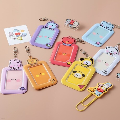 BT21 미니니 포토카드키링