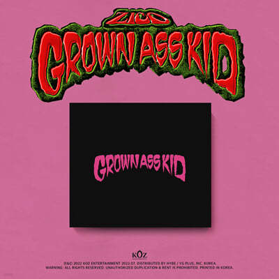 지코 (ZICO) - 4th Mini Album : Grown Ass Kid [Jewel ver.]