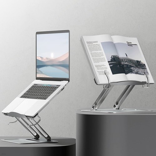 휴먼모션 A-7 노트북 거치대 맥북 받침대 독서대 겸용 태블릿 접이식 높이조절