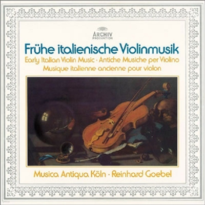 라인하르트 괴벨 - 바로크 이탈리아 바이올린 음악 (Reinhard Goebel - Early Italian Violin Music) (일본 타워레코드 독점 한정반)(CD) - Reinhard Goebel