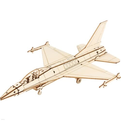 비행기 목재 입체퍼즐 - 영공방 F-16 팔콘 (미니...