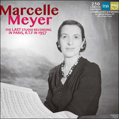Marcelle Meyer (마르셀 마이어) - The Last studio recording in Paris, R.T.F in 1957 [LP]