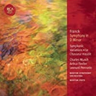 Charels Munch, Arthur Fieder / 프랑크 : 교향곡 D 단조, 교향적 변주곡 (수입/82876658332)