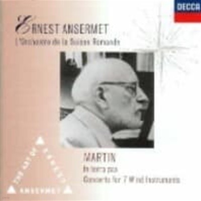 [미개봉] Ernest Ansermet / Martin : In Terra Pax, Concerto For 7 Wind Instruments (일본수입/UCCD3045)
