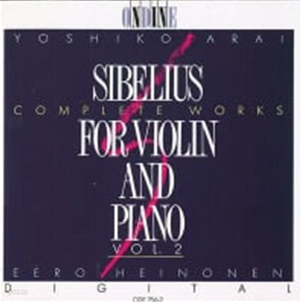 Yoshiko Arai Eero Heinonen Sibelius Complete Works For