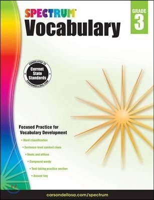 Spectrum Vocabulary, Grade 3