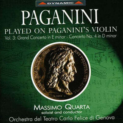 Massimo Quarta 파가니니: 대협주곡, 바이올린 협주곡 4번 (Paganini: Grand Concerto in E minor, Concerto No.4 in D minor) 