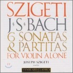 Joseph Szigeti 바흐 : 바이올린 소나타와 파르티타 (Bach : 6 Sonatas & Partitas for Violin) 요제프 시게티