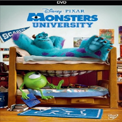Monsters University (몬스터 대학교)(지역코드1)(한글무자막)(DVD)