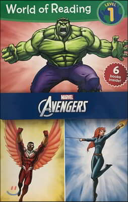 월드 오브 리딩 6종 세트 레벨 1 : 마블 어벤져스 : World of Reading Level 1 Set : Avengers
