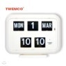 AUTOMATIC CALENDAR WALL/DESK CLOCK(QD35_WHITE)