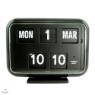 AUTOMATIC CALENDAR WALL/DESK CLOCK(QD35_BLACK)