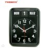 PERPETUAL CALENDAR WALL CLOCK-SMALL(BQ12A_BLACK)