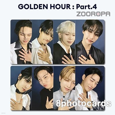 [새상품/A 포토카드 세트] 에이티즈 ATEEZ GOLDEN HOUR Part 4 (정품/사운드웨이브)