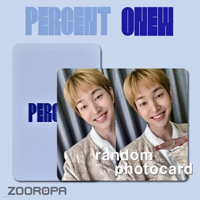 [새상품/I 포토카드/랜덤/중복X] 온유 ONEW PERCENT (정품/케이타운포유)