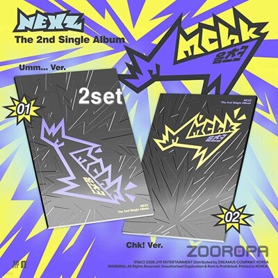 [미개봉/2종세트] NEXZ 넥스지 Mmchk 2집 싱글앨범