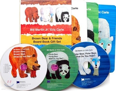 [노부영]에릭칼 Bear 보드북 3종 세트 (Board Book & CD Set)
