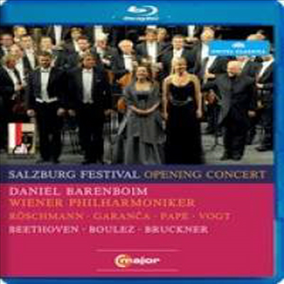 2010년 잘츠부르크 페스티벌 개막 콘서트 - 베토벤 : 피아노협주곡 4번, 불레즈 : 노타시옹 I-IV, VII & 브루크너 : 테 데움 (한글 자막) (Blu-ray) - Daniel Barenboim