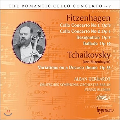 Alban Gerhardt 낭만주의 첼로 협주곡 7집 - 피첸하겐 / 차이코프스키 (The Romantic Cello Concerto 7 - Fitzenhagen / Tchaikovsky: Rococo Variations)