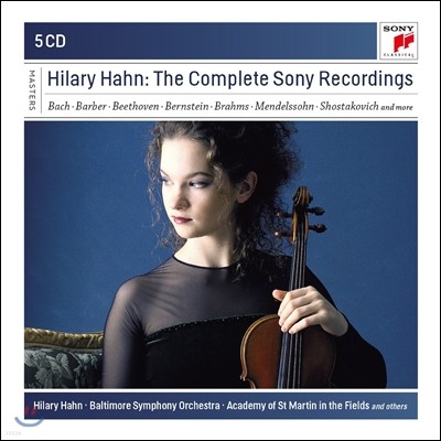 Hilary Hahn 힐러리 한 소니 레코딩 전집 (The Complete Sony Recordings - Bach / Barber / Brahms)