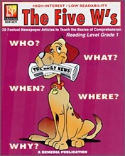 The Five W's : Reading Level Grade 1