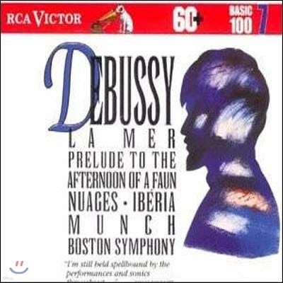 [중고] Charles Munch / Debussy : La Mer, Prelude To The Afternoon Of A Faun, Nuages (bmgcd9807)