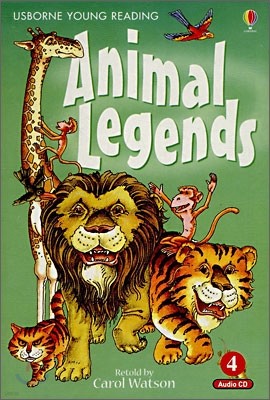 Usborne Young Reading Audio Set Level 1-04 : Animal Legends (Book & CD)