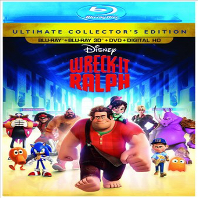 Wreck-It Ralph (주먹왕 랄프)(한글무자막)(Blu-ray 3D)