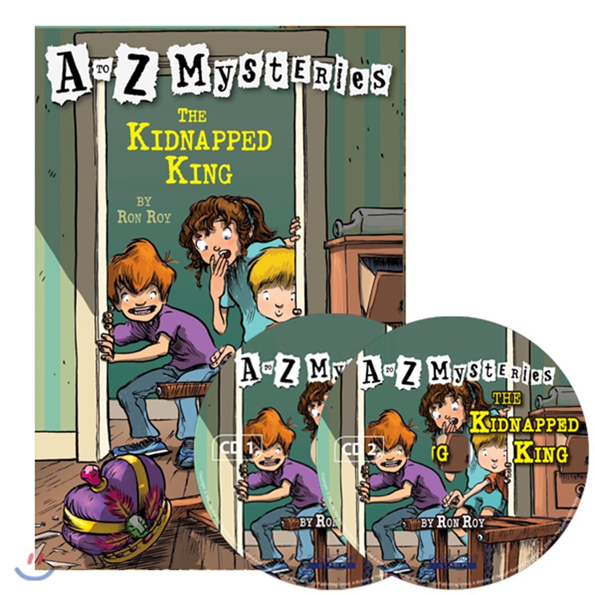 RandomHouse The Kidnapped King - A to Z Mysteries 시리즈 (Paperback, CD 2 포함)