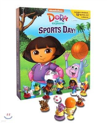 Dora the Explorer Sports Day! My Busy Book 도라 익스플로러 스포츠 데이 비지북