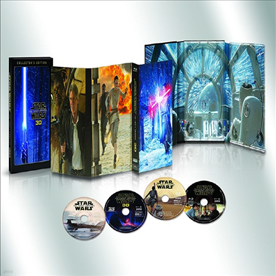 Star Wars: The Force Awakens (스타워즈: 깨어난 포스) (한글무자막)(Blu-ray 3D+DVD Boxed Set)